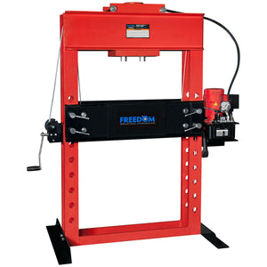 Freedom Hydraulics 100 Ton Capacity, Electro / Hydraulic Pump Operated Shop Press w/ 10 1/4" Stroke - HPE10010