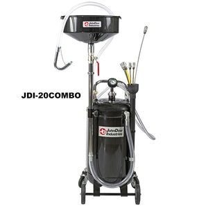 John Dow Industries 20-Gallon Combination Fluid Evacuator & Oil Drain JDI-20COMBO