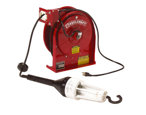 REELCRAFT L 5245 A 163 6X 16 AWG / 3 Cond  x 45ft, .3 AMP, Fluorescent Light, With Cord