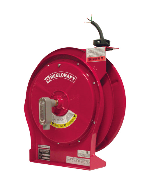 REELCRAFT L 5550 124 X 12 AWG / 4 Cond  x 50ft, 16 AMP, Flying Leads freeshipping - Empire Lube Equipment