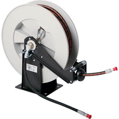 Liquidynamics Spring Rewind Grease Hose Reel — 1/4in. x 50ft. Capacity, Model# 43102-50G freeshipping - Empire Lube Equipment