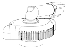 Lincoln Right Angle Bayonet Adapter - MVA321