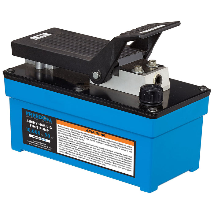 Freedom Hydraulics 90 IN3 10,000 Psi Air Actuated Hyd Treadle Pump - PA90 - Empire Lube Equipment