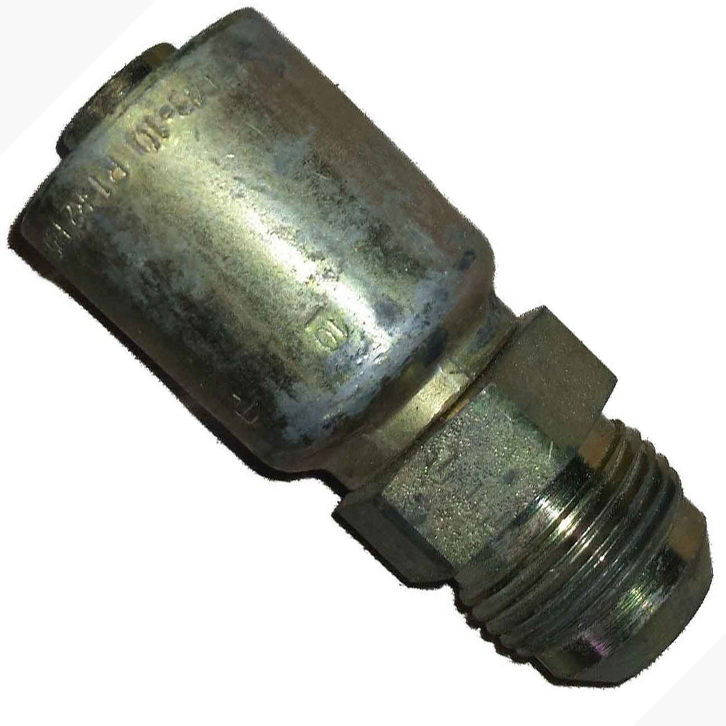 Parker 10343-12-10 Male Adapter 3/4 JIC X 5/8 Hose Steel freeshipping - Empire Lube Equipment