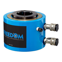 Load image into Gallery viewer, Freedom Hydraulics 100 Ton Double Acting Hollow Hole Cylinder, 1.5&quot; Stroke - SHD1001 - Empire Lube Equipment