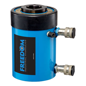 Freedom Hydraulics 60 Ton Double Acting Hollow Hole Cylinder, 3.50" Stroke - SHD603 - Empire Lube Equipment