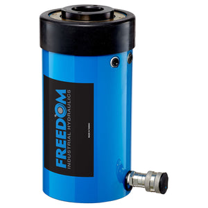 Freedom Hydraulics 60 Ton Single Acting Hollow Hole Cylinder, 6.00" Stroke - SHS606