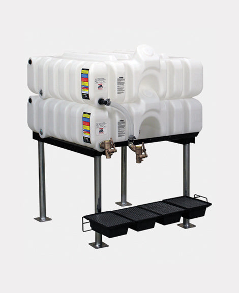 Rhino Tuff Tanks RTT-6100-NV 45/45 GALLON GRAVITY FEED TANK PACKAGE - Empire Lube Equipment