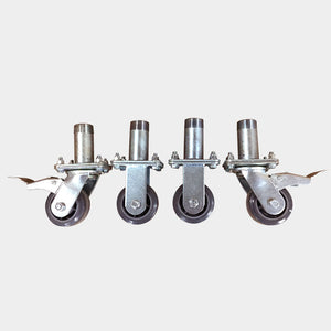 Rhino Tuff Tanks RTT-4240 4″ CASTER WHEEL KIT WITH ATTACHMENT LEGS
