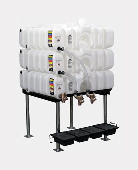 Rhino Tuff Tanks RTT-6110-NV 45/45/45 GALLON GRAVITY FEED TANK PACKAGE - Empire Lube Equipment