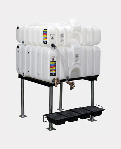 Rhino Tuff Tanks RTT-6130-NV 45/80 GALLON GRAVITY FEED TANK PACKAGE - Empire Lube Equipment