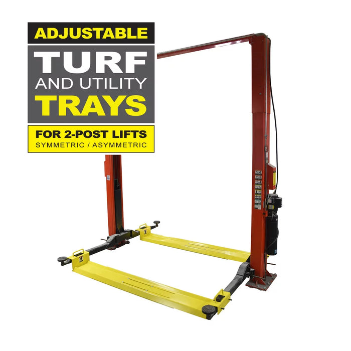 SVI INTERNATIONAL BH-7357-01 AWS Adjustable Turf Trays for Symmetric 2-Post Lifts