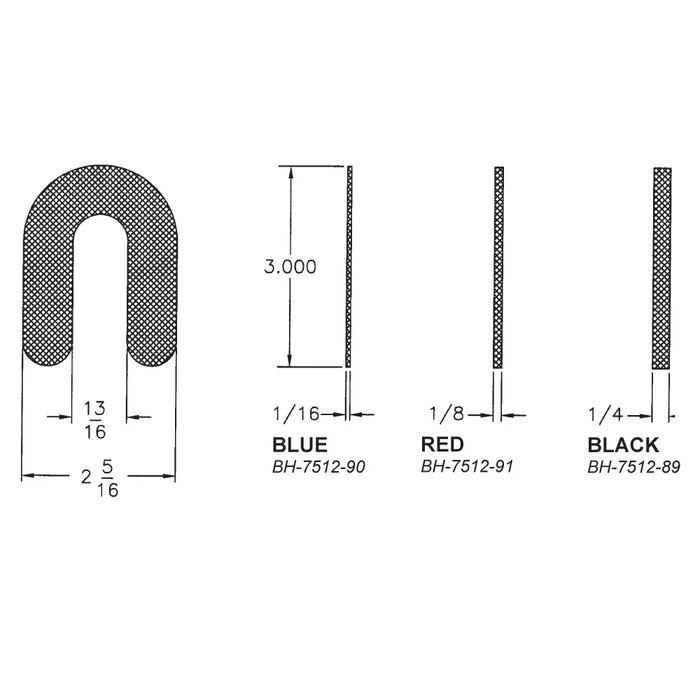 SVI INTERNATIONAL BH-7512-92 Shim Assortment Kit 50 ea. 3 sizes