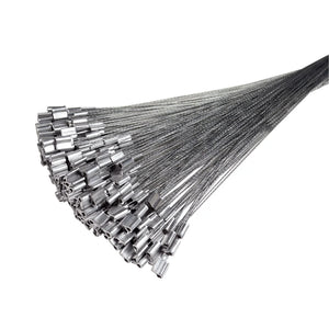 SVI INTERNATIONAL BP-1468AV-18 18" Wire with Aluminum Seal #26 AWG Ref# 3-Ply, Meter Seal: