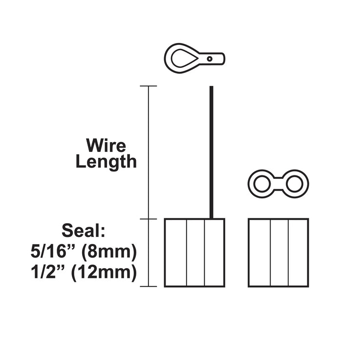 SVI INTERNATIONAL BP-1468AV-SEAL Aluminum Seals Only 5/16" (8mm) Ref# Meter Seal: