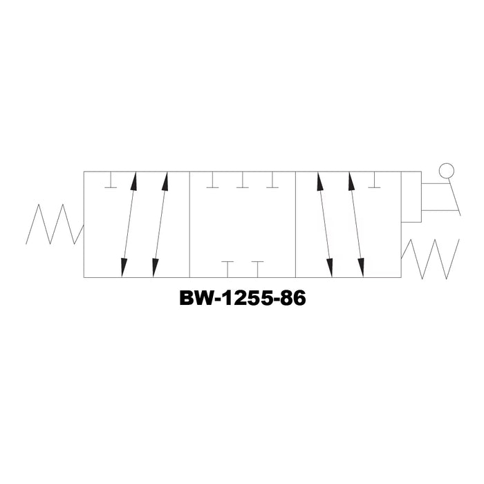 SVI INTERNATIONAL BW-1255-86 Control Valve for Aux Arm Spring Center Ref# 185586, 8185586