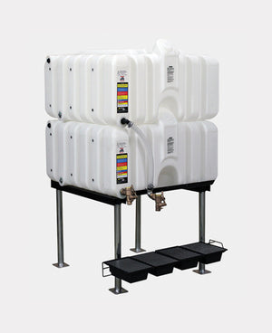 Rhino Tuff Tanks RTT-6330-NV 80/80 GALLON GRAVITY FEED TANK PACKAGE