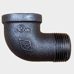Rhino Tuff Tanks RTT-4060 1″ STREET ELBOW, BLACK IRON - 500036