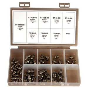 American Lube Equipment 55-Piece Stainless Steel Grease Fitting Assortment 4452