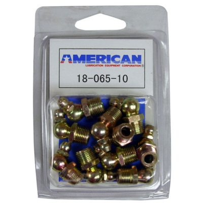 American Lube Equipment 10 Piece 18-065 Grease Fitting Display Pack 18-065-10