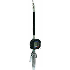American Lube Equipment Digital Metered Control Handle for Oils or ATF with Flexible Extension & Manual Non-Drip Tip TIM-601-FM
