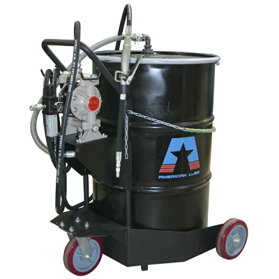 American Lube Equipment Portable, Air-Operated Oil Pump Package for 55-Gallon Drum TIM-732