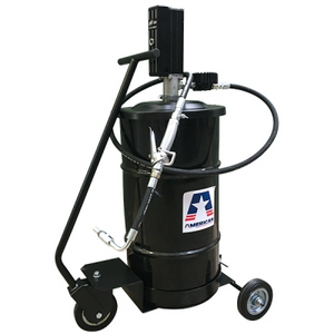 American Lube Equipment 3:1 Portable Oil Dispenser for 16-Gallon Drums with Cart LP2100-1-ALC