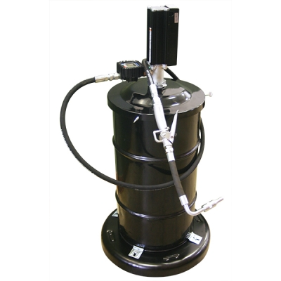 American Lube Equipment 3:1 Portable Oil Dispenser for 16-Gallon Drums with Platform Dolly LP2100-1-B