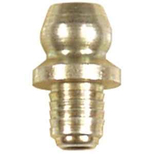 American Lube Equipment 3/16" Drill Size, Straight, .5" Long, Drive-Type Grease Fitting T-7605