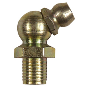 American Lube Equipment 1/4" Drill Size, 65 Degree, .85" Long, Drive-Type Grease Fitting T-7614