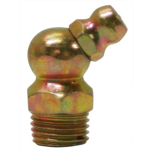 American Lube Equipment Metric 10 x 1 Taper, 45 Degree, .93" Long, Grease Fitting M10-045