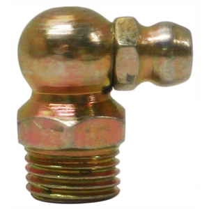 American Lube Equipment Metric 10 x 1 Taper, 90 Degree, .75" Long, Grease Fitting M10-090