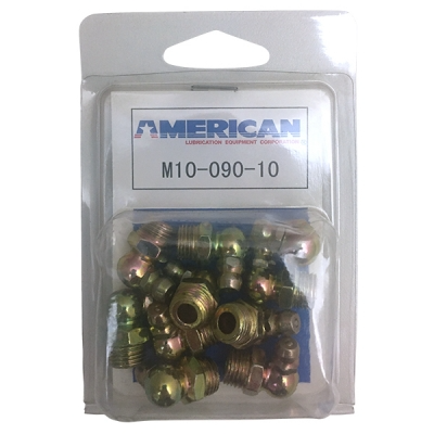 American Lube Equipment 10 Piece M10-090 Grease Fitting Display Pack M10-090-10