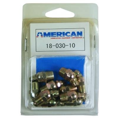 American Lube Equipment 10 Piece 18-030 Grease Fitting Display Pack 18-030-10