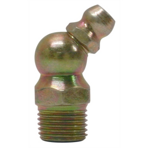 American Lube Equipment 1/8" PTF, 45 Degree, .98" Long, Grease Fitting 18-045