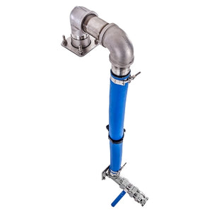 American lube Equipment 2" Poly DEF Fill Line Assembly for Tanks with Cylinders Less Than 80" High DEF-104