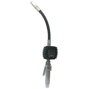 American Lube Equipment Digital Metered Control Handle for Oils or ATF with Flexible Extension & Manual Non-Drip Tip TIM-601-FMHF