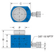 Freedom Hydraulics 10 Ton Flat Body, 0.50" Stroke - SF10 - Empire Lube Equipment