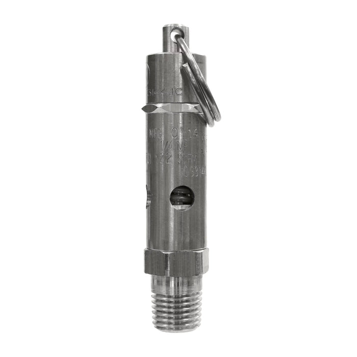 SVI INTERNATIONAL FK-115CR-250 1/4" Pop Safety Valve - Stainless