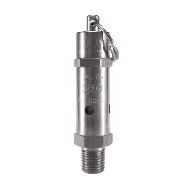 SVI INTERNATIONAL FK-112CR-250 1/4" Pop Safety Valve, 3-1/8" tall