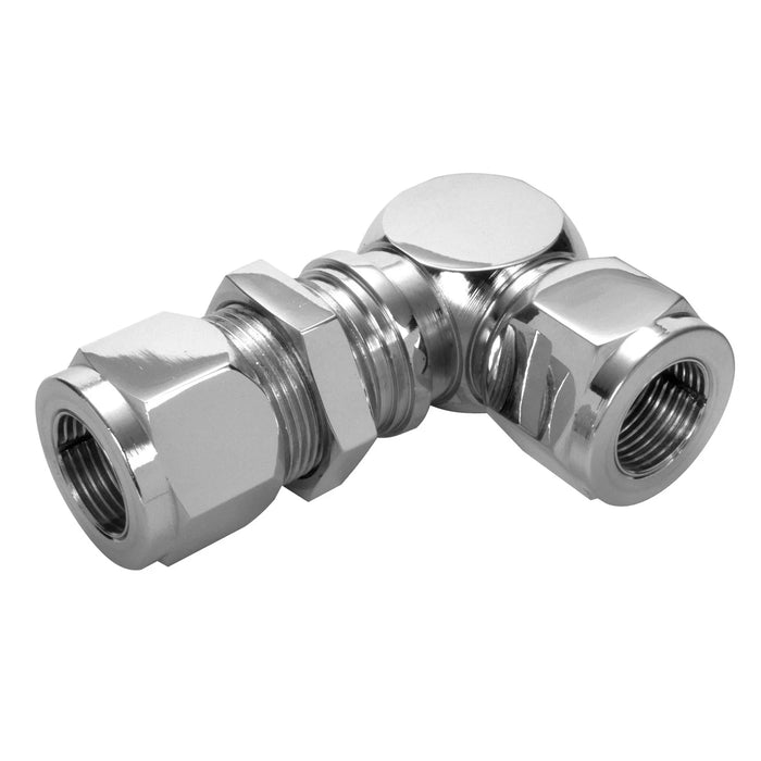 SVI INTERNATIONAL BL-5123-06 Bulkhead Union Elbow, 3/8 Tube Both Openings Ref# 950-6, O-Ring Seal