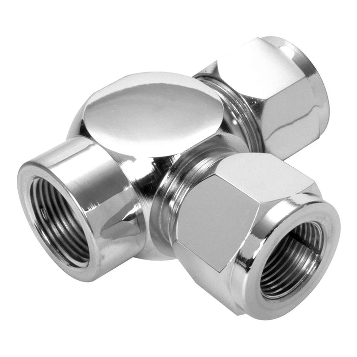 SVI INTERNATIONAL   BL-5116-202020  Female Run Tee, 1-1/4 Tube - 1-1/4 Female Pipe Ref# 800-20-20-20, O-Ring Seal