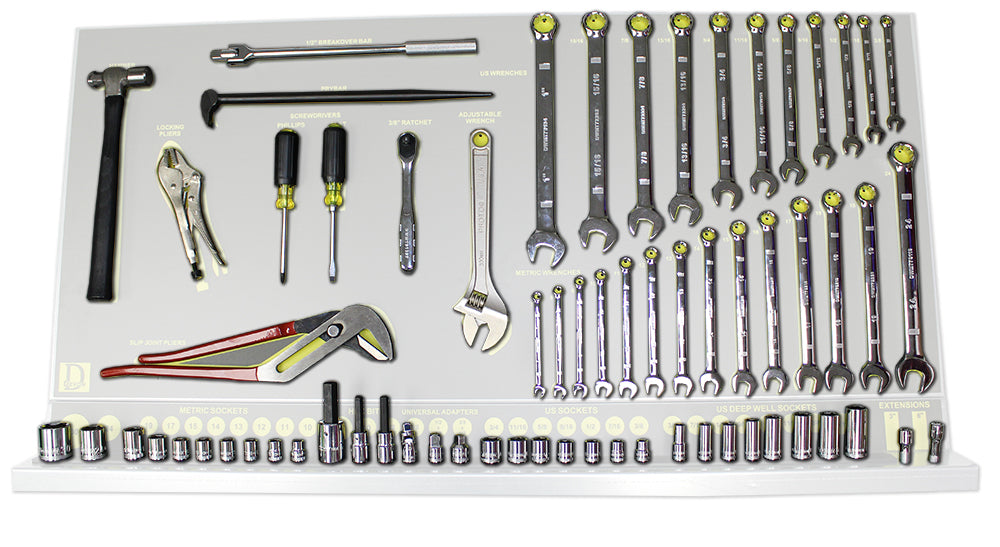 Devon E467-2-Tool Board Proto, Dewalt, Stanley Tool Kit for the E467-2 Tool Board