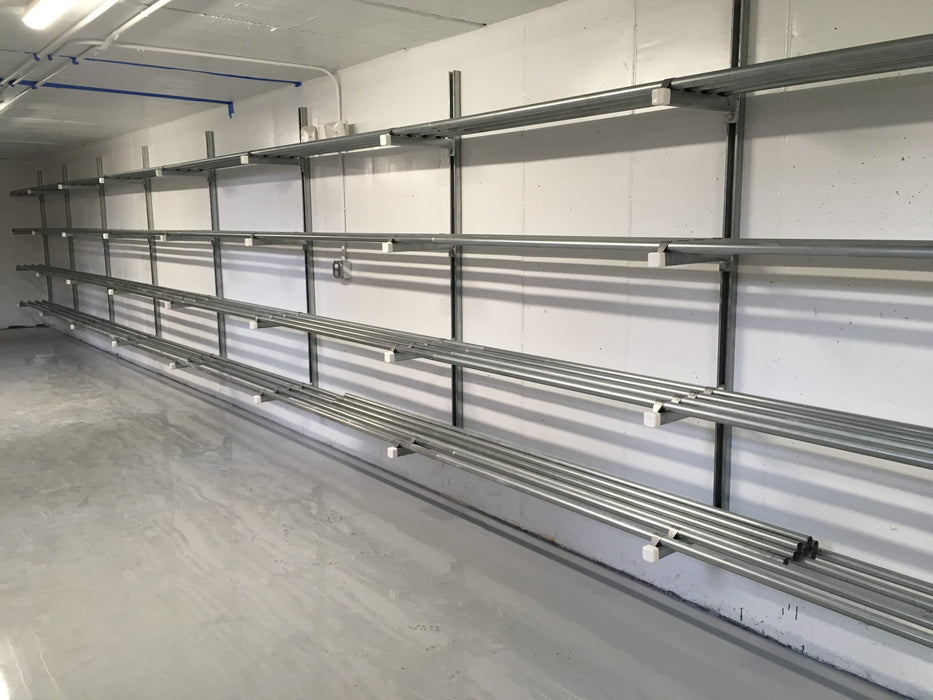 Devon E601-04-15 E601-04-15 — Inventory Shelving (4-tier x 15’L)