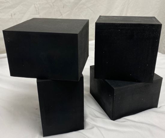 Devon BL-6X6X4 BL-6X6X4 — Devon 6″x6″x4″ Rubber Block (4-Pack)