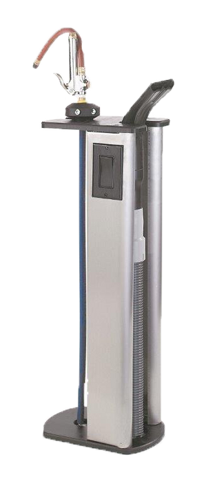 Devon AVS-27 AVS-27 — Air & Vac Hose Combo Stand (Stainless Steel. free-standing)