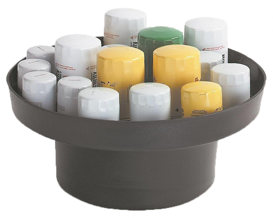 Devon E-503 E503 — Oil Filter Drain Pan (Molded Plastic) with screen