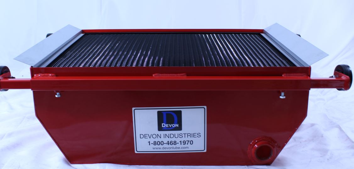 Devon E203-28X E203-28X — Devon Rolling Waste Oil Drain Pan (28″W, no shelf)