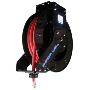 American Lube Equipment  1/2" x 50' Advantage2 Plus Double-Arm Air/Water/WWS Reel with Rubber Hose TIM-3918-50A