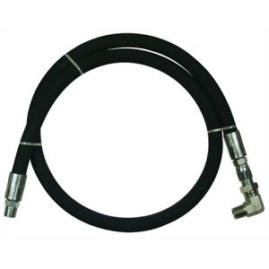 American Lube Equipment 3/8" x 4' Grease Reel Connecting Hose, 3/8"(M) x 3/8"(M) 90 Degree Swivel Couplings TIM-4516-4NS